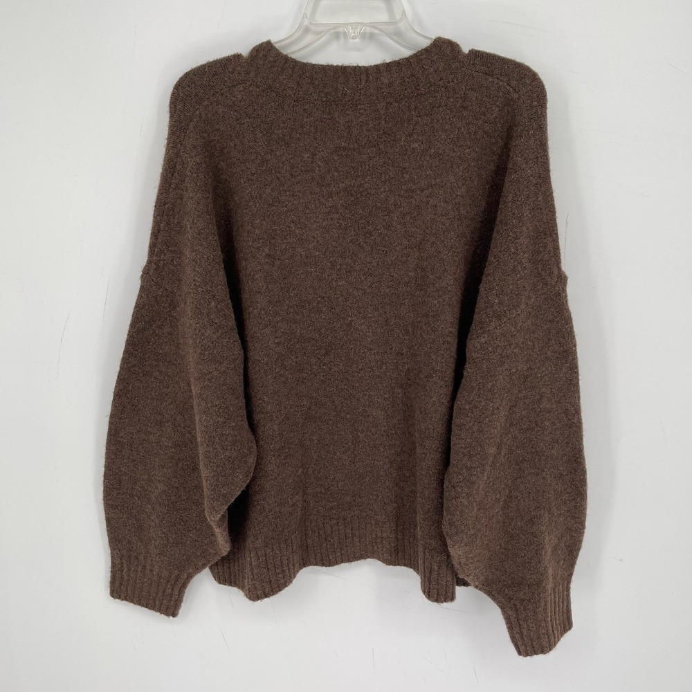 Old Navy NWT Women's Brown Go-Recycled Wool Blend Button Front Cardigan Size XXL - Picture 2 of 6